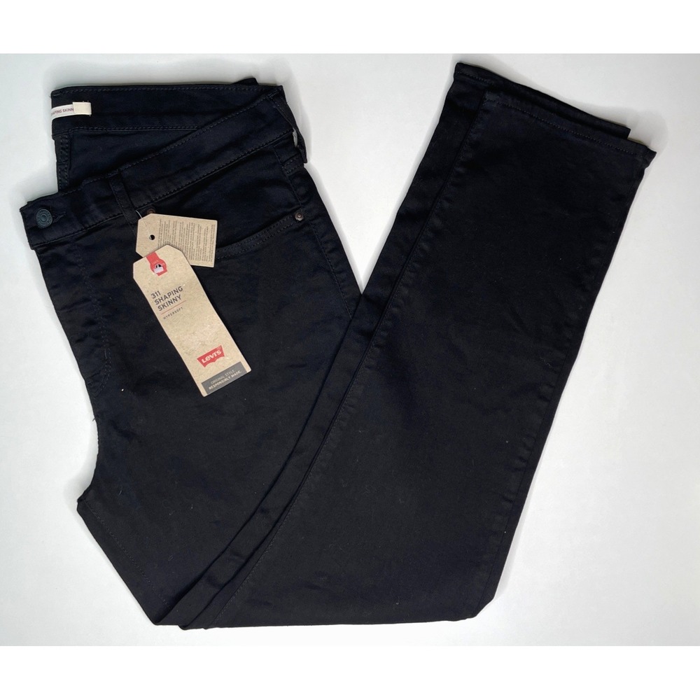 Levi's 311 Women's Shaping Skinny Black Slimming Jeans Hypersoft Size 16